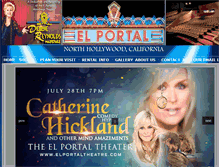 Tablet Screenshot of elportaltheatre.com